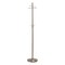 Homeroots 13 x 67 in. Brushed Steel Coat Rack 372947 - alternate 1